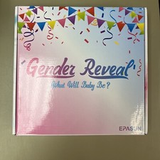 EPASUN Gender Reveal Party CONFETTI CANNONS PINK 6 PACK