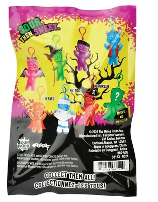 Sour Patch Kids SPK Plush Clip Halloween 2024 Mystery Blind Bag