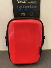 Vivitar Accessories High Gloss Universal Hard Red Case  GET 2ND ONE FREE