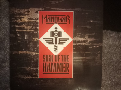 Manowar Sign Of The Hammer 10 Records germany 1984 (NM/Ex)