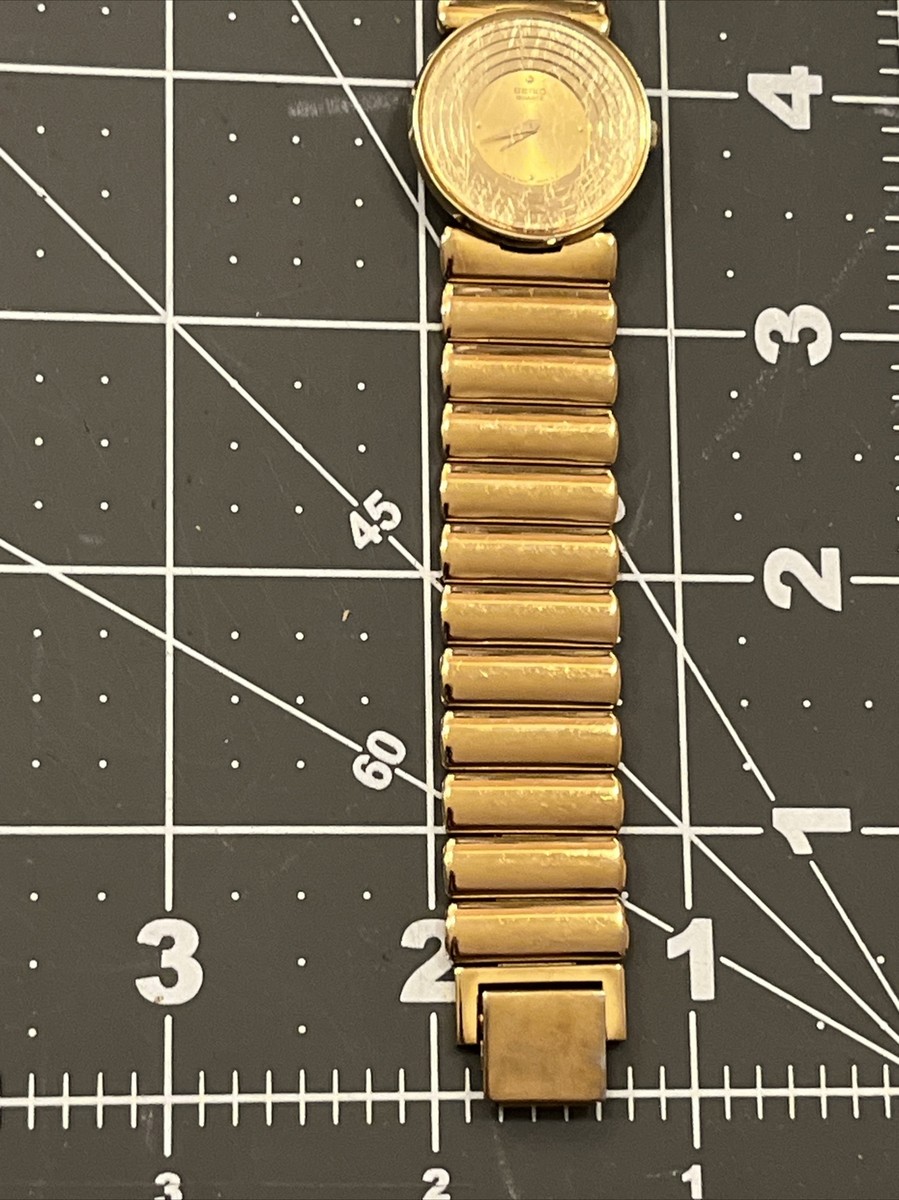 【外観美品/新品電池】 SEIKO レディース 腕時計 ドレス ゴールド 美品/新品電池】 SEIKO ルーセント レディース 腕時計 ドレス