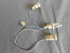 OEM GE Microwave Oven JVM1540DM2BB Double & Single Lamp Socket Assembly