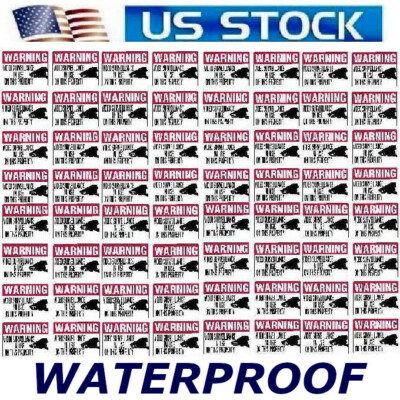 Bulk Lot Of Video Security Surveillance Camera CCTV Warning Sticker Decal Signs