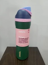 Owala FreeSip Stainless Steel Water Bottle / 24oz / Color: Forest Fairy