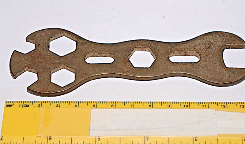 1940's VINTAGE Road Bike Pocket Wrench Steel TOOL for Workbench or Seat Bag