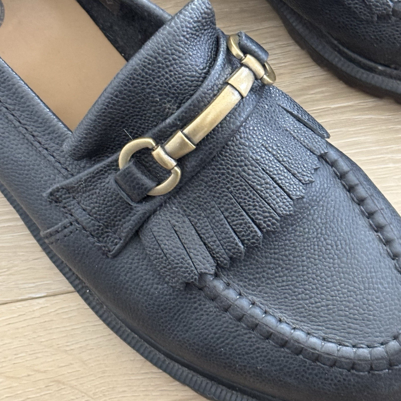 RARE Dr Martens ADRIAN SNAFFLE WESTMINSTER LEATHER LOAFERS size M8 L9 image 3