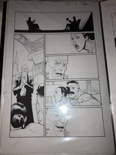 Invincible 101 Original Comic Book Art Signed Ryan Ottley Omni-Man Kirkman