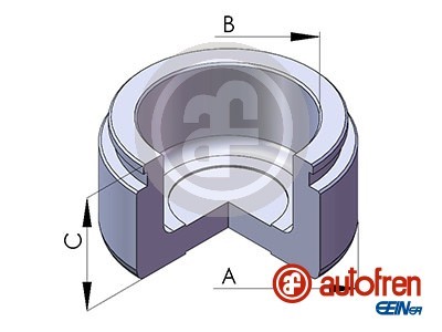 Autofren Seinsa D025578 Kolben, Bremssattel For Nissan Subaru-image