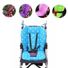 Baby Infant Stroller Seat Pushchair Cushion Cotton Mat Rainbow Color Soft Thick