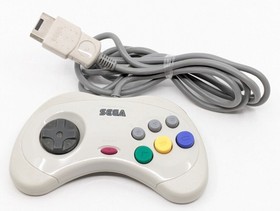 Sega Saturn White Console HST-3220 Boxed NTSC-J Japan Tested w/ Controller