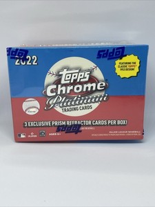 2022 Topps Chrome Platinum Anniversary Baseball Blaster Box Bobby Witt Prism 🔥