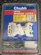 CHUBB UPCV WINDOW LOCKS FOR HINGED UPVC WINDOWS WHITE CHUBB