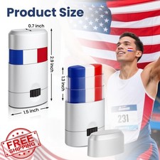 Red White Blue Face Paint Sticks 4th of July Patriotic USA