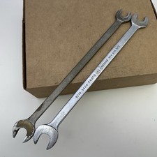 Proto Usa 2-piece Tappet Wrench Set Lot No 3425 3426 716 12 916 Vtg