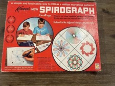 Vintage 1967 Spirograph Set Incomplete Vintage 1960s Kenner ToyMissing 2 Piece