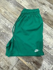 Men's Nike Club Woven Flow Shorts Green Size Small