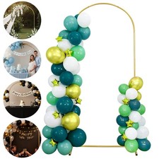 Metal Wedding Arch Door Backdrop Stand Flower Display Frame Party Decor Rack UK