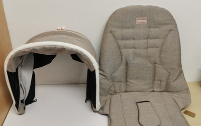 Original Peg Perego Bezug und Verdeck für Kinderwagen Book Mon Amour neu