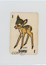 1946 Russell Games Disney Bambi Card Game Red Bambi Back Bambi I 1p1