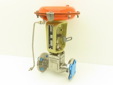 Fisher Baumann 32.24588SVF Pneumatic Diaphragm Actuator 1" Globe Valve 316SS