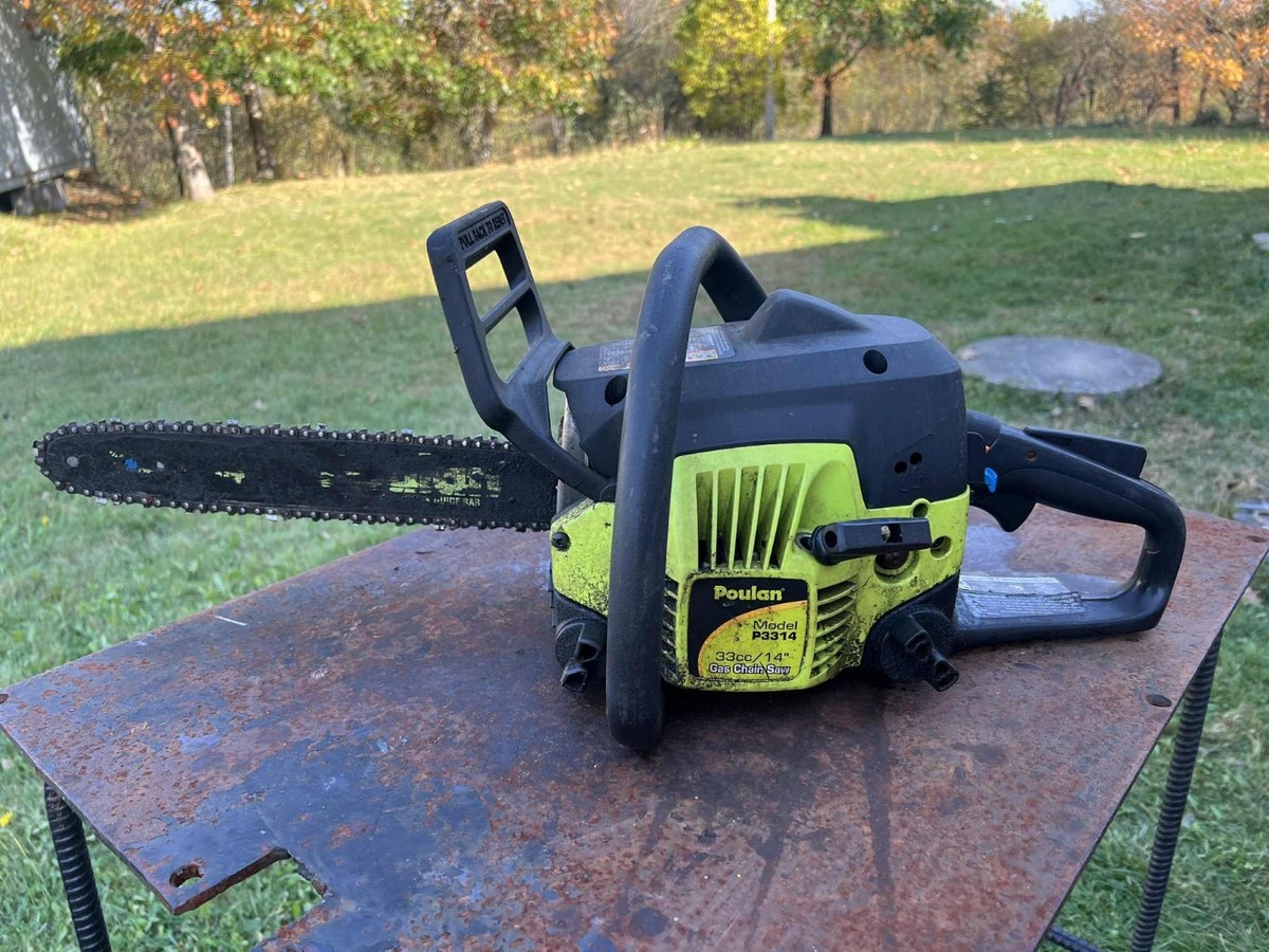 Vintage POULAN P3314 33CC Chainsaw Chain Saw 14
