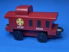 Whittle Shortline Railroad Wooden Train SANTA FE CABOOSE ATSF 2015 - EX Cond
