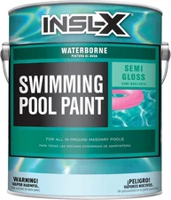 Waterborne Acrylic Emulsion Semi-Gloss Acrylic Pool Paint for Pool White 1 Gal