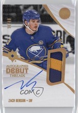 2023 Upper Deck Ultimate Collection Debut Threads /49 Zach Benson Rookie Auto RC