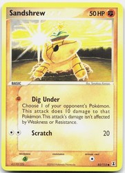 Sandshrew 82/113 EX Delta Species Common