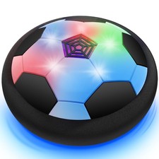 LED Hover Soccer Ball with LED Lights,Air Power Indoor Outdoor Toy Game for Kids