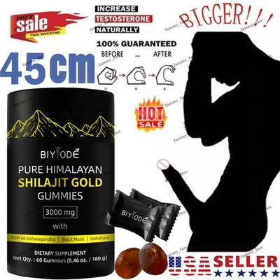 #ad Shilajit GOLD Gummies Organic Extremely Potent 3000 mg Fulvic Acid US $15.29