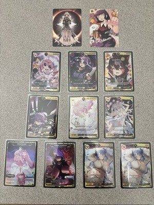Gamer Supps VCARD Lot 10+2 toppers Cards 1st Edition Divine Chaos Holo Anime