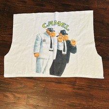 DECONSTRUCTED VTG Joe Cool Camel Fleece Sweat Shorts 90s Advertising Bottom Seam