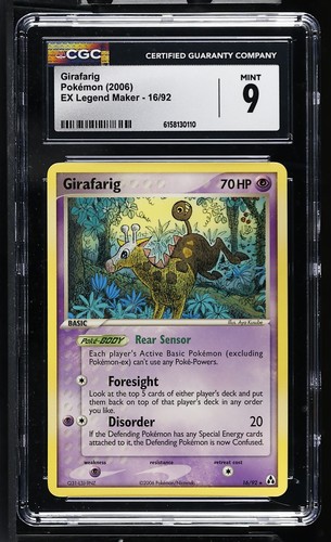 Girafarig graded CGC 9 for sale on eBay