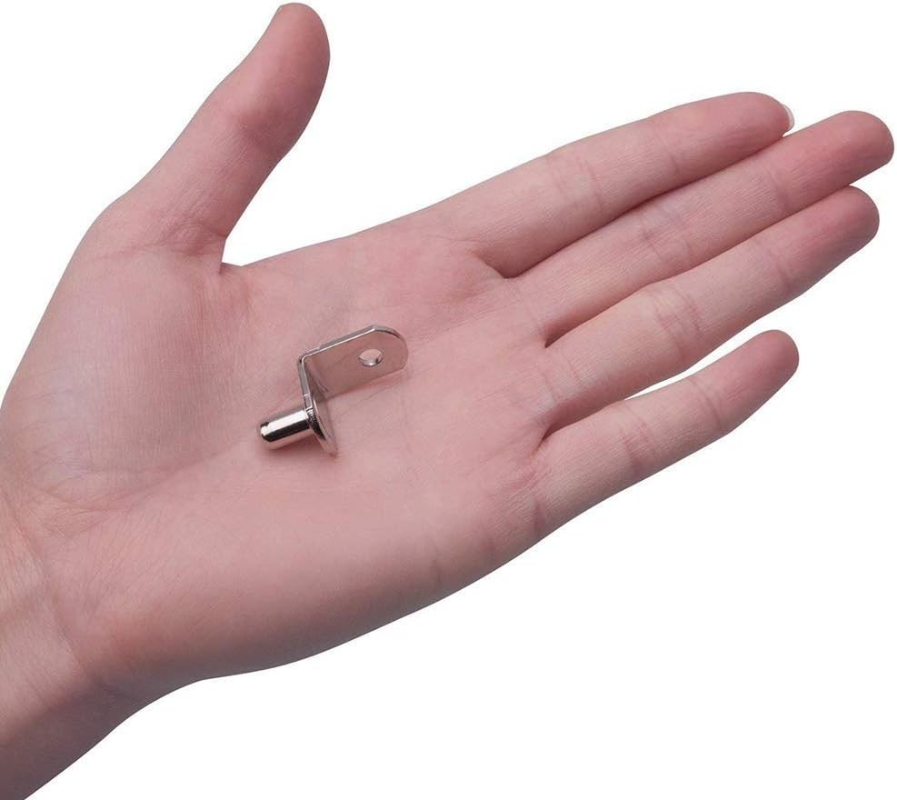 40 Pcs Shelf Support Pegs,1/4 Inch Diameter Bracket 1/4 Inch, Silver 