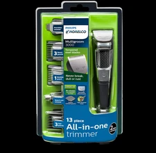Philips Norelco MG3750 Multigroom All-in-One Beard Trimmer Series 3000 13 Piece