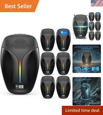 Energy-Saving Ultrasonic Insect Repeller   Safe for Pets, 6 Packs Included