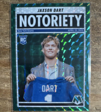 2025 Panini Mosaic Notoriety Jaxson Dart #11 Rookie Mosaic Giants
