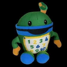 Fisher-Price 2011 Team Umizoomi Geo Plush Toy X0758 Green Robot Math Doll