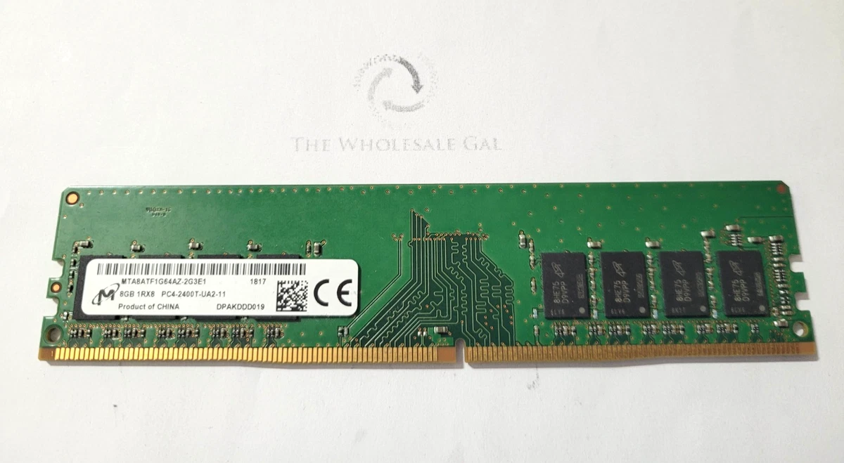 Micron PC4-19200 (DDR4-2400) Bus Speed Computer RAM 8 GB Capacity