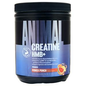 Universal Nutrition Animal Creatine HMB Powder Power Punch 342 grams 10990₽