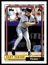 Gary Varsho 1992 Topps #122 Pittsburgh Pirates 24205 Baseball Card