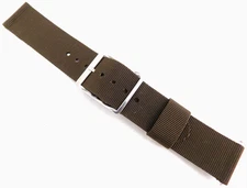 Timex Camper Watch Band-Ultra Thin Nylon, Khaki Army Green, 19mm, 8 1/8" Length
