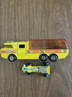Vintage Matchbox Super Kings K-7 Racing Transporter with Formula One Car. 1972