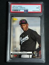 1994 Classic Birmingham Barons Michael Jordan #1 PSA 9 MINT HOF Bulls Baseball