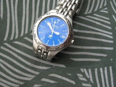 Fossil Blue AM-3623 Damen Quarz Uhr