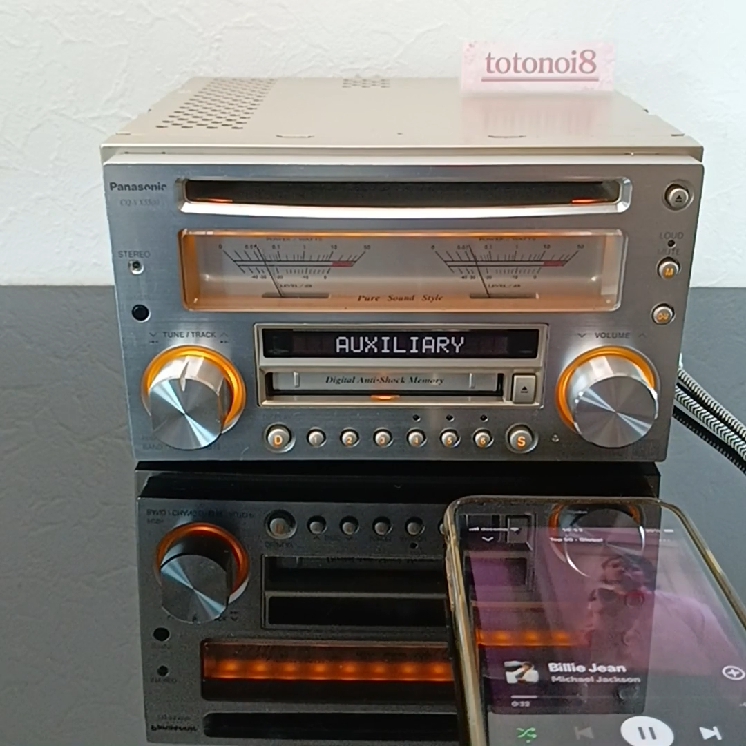 Panasonic CQ-VX5500D 2DIN CD MD Strada Analog Meter JDM Manual