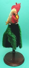 Ancienne marionnette Coq Steiff 1960