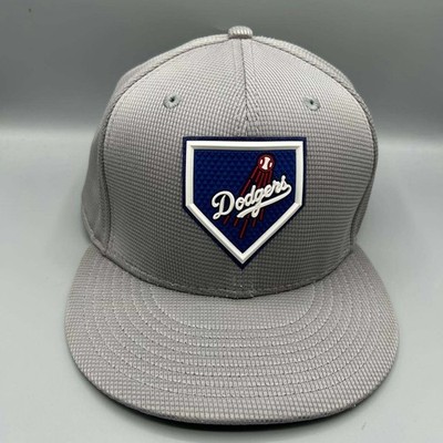 Los Angeles LA Dodgers Hat Men 8 Gray Embroidered 59Fifty New Era Fitted Cap