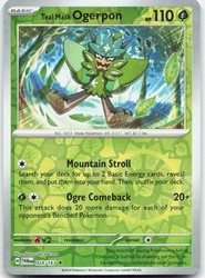 Teal Mask Ogerpon 024/167 Twilight Masquerade Reverse Holo Rare